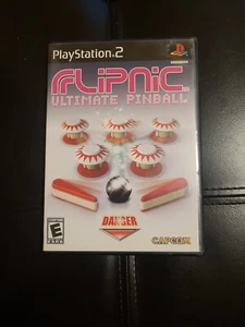 PlayStation 2 Flipnic Ultimate Pinball Wizard PS2 Video Game  Sony Capcom Manual - Picture 1 of 3