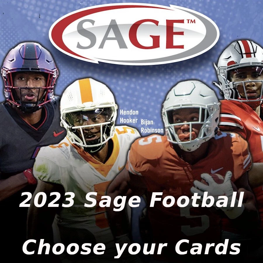 2023 Sage NFL Football PICK YOUR CARD Including Base, Inserts, RCs & Autographs - Image 1 of 1
