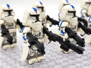 Minifigura PERSONALIZADA Star Wars 501st Phase 1 Cold Assault Clone Trooper Brick - Imagen 1 de 3