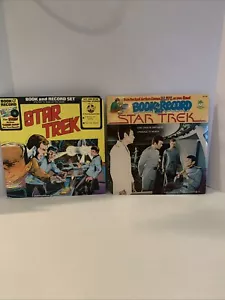 2 Star Trek Vintage Book And Record Sets BR 513 And BR 522 - Picture 1 of 9