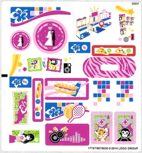 LEGO STICKER SHEET #1 ONLY HEARTLAKE SHOPPING MALL 41058 New from set 41058stk01 - Picture 1 of 1