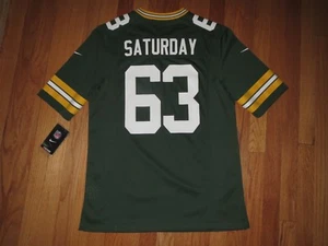 Green Bay Packers NIKE ON FIELD Jeff Saturday NFL Jersey Small *NEW* - Picture 1 of 5