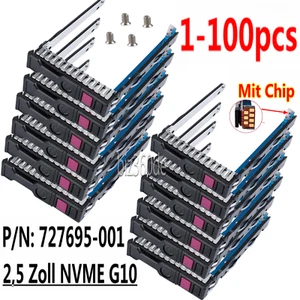 2.5" NVMe SSD Festplattenfach Caddy für HP HPE ML350 DL580 DL360 DL380 G10 Gen10 - Bild 1 von 17