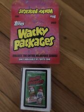 2022 TOPPS WACKY PACKAGES DECEMBER Monthly 21 Sticker Card Base Set Includes Che