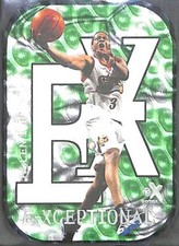 1999-2000 Fleer Skybox eX E-Xceptional Green #3 Allen Iverson No 287 of 500