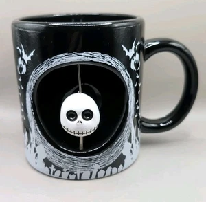 Tim Burton's Disney Nightmare Before Christmas 20oz Mug w/ JACK HEAD Spinner NBC - Picture 1 of 7
