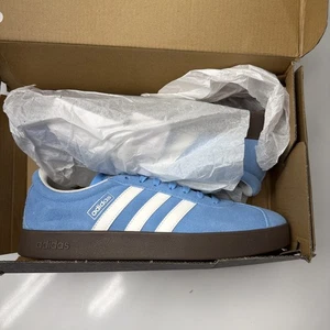 New Men’s Adidas VL Court 2.0 JIO496 Semi Blue Burst Shoes Size 10 NEW/BOX - Picture 1 of 8