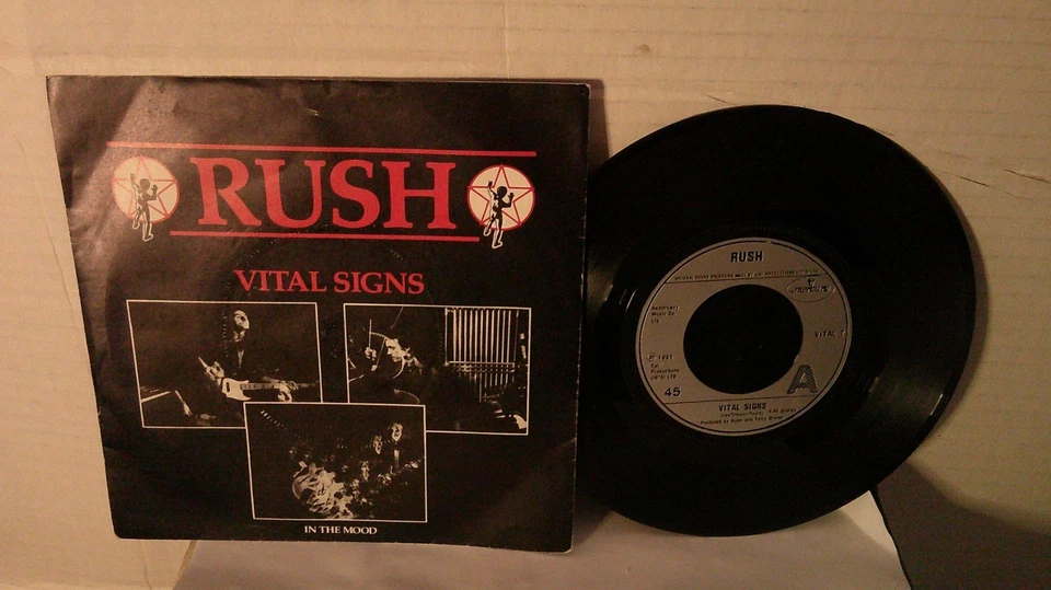 Rush,Mercury"Vital Signs"UK,7"45 with P/S,1981 prog rock classic,Mint- - Image 1 of 2