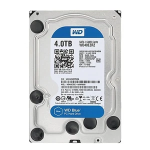 Festplatte 4TB Western Digital Blue WD40EZRZ 64MB Cache SATA III 5400 U/min 3,5" - Bild 1 von 1