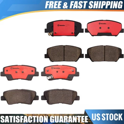 2PCS Brembo Brake Pad Set Front Rear Fits Optima Kia 2011 2012 2013 2014 2015 - Image 1 of 4