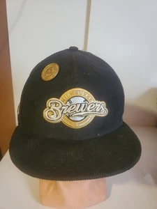 NEW ERA 59FIFTY FITTED CAP: MILWAUKEE BREWERS [BODY BAG. 7/3/4 - Picture 1 of 16