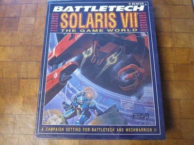 ¡NUEVO! Battletech Solaris VII Mechwarrior Juego Mundo Expansión Caja Set FASA, 1660 Foto 1 de 4