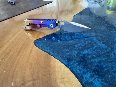 Titanio anodizado personalizado Mick Strider Gen 3 PT. Nuevo nunca usado Foto 1 de 3