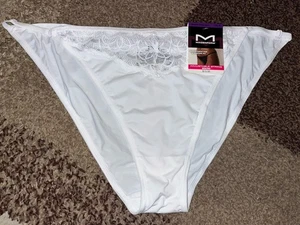NWT Maidenform White Adjustable String Bikini Panty DMLSBK 2XL 9 - Picture 1 of 3