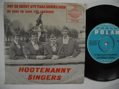 HOOTENANNY SINGERS Det är skönt att vara hemma igen 45 7" single 1967 Sweden EX- - Image 1 of 2