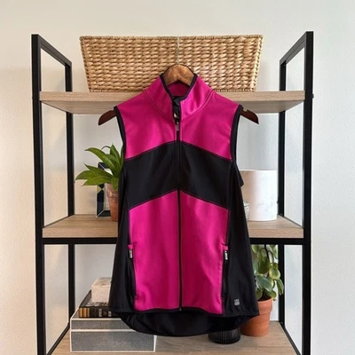 Chaleco VSX Victoria's Secret Rosa y Negro Cremallera Completa, S Foto 1 de 4