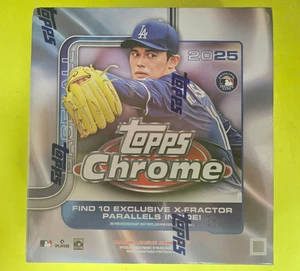 Mega caja de béisbol cromada Topps 2025 sellada de fábrica - Imagen 1 de 2