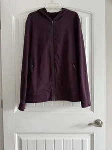 LULULEMON STRETCHY FULL ZIP HOOD ZIP POCKETS MEN'S JACKET SIZE XL - Picture 1 of 8