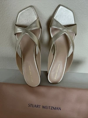 STUART WEITZMAN Womens Miami Wedge Slide Size 9 - Image 1 of 4