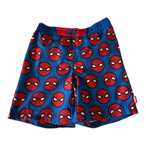 EUC Disney Marvel Spiderman boys swim trunks, size 7/8 - Picture 1 of 4