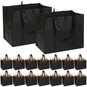 Set of 16 Reusable Grocery Bags Extra Large Super Strong Heavy Duty Shopping ... - Picture 1 of 7