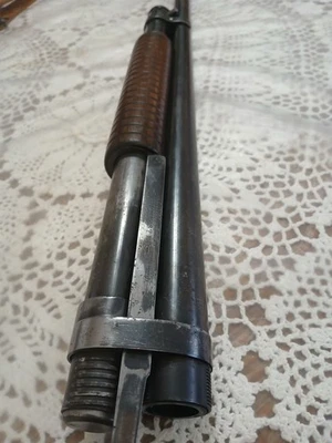 Winchester 1897 12ga barril montaje estrangulador completo 30 pulgadas Foto 1 de 4