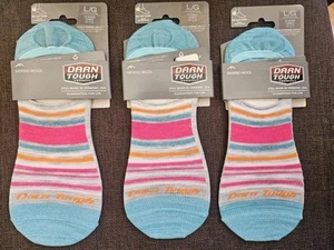 3 Pairs Darn Tough Merino Topless  Lightweight No Show Socks Womens L 10 - 11.5 - Picture 1 of 3