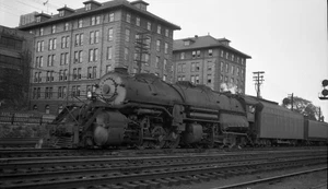Norfolk & Western N&W Railroad 2153 2-8-8-2 Roanoke VA Negative 1415 - Picture 1 of 1