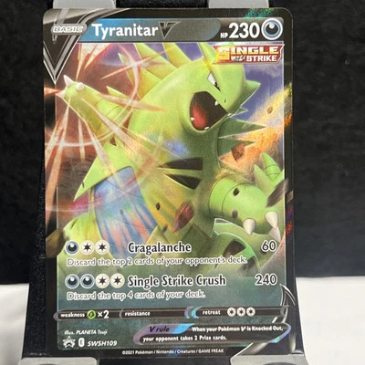 Tyranitar V SWSH109 SWSH: Sword & Shield Promo Cards Holo - Image 1 of 2