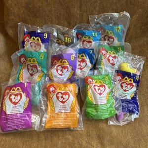 Ty Teenie Beanie Babies McDonald’s Happy Meal Toys 1998 Completo 12 Sin Abrir - Imagen 1 de 24