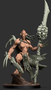 FEMALE LESSER DEMON v1 | 25mm scale | Yedharo Models | for D&D or other table to - Picture 1 of 1