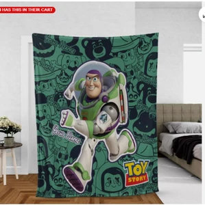 Personalized Toy Story lightyear SOFA BLANKET HALLOWEEN GIFT BEST PRICE US SIZE - Picture 1 of 3
