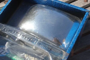 Retro Ford Replacement Mirror 5 1/2"x 8 1/2" Bronco/Pick Up - Foto 1 di 16