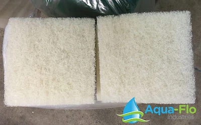 PAQUETE DE DOS, almohadilla de hilo dental de filtro grueso de 2" x 12” x 12” medios para acuario o estanque (2 almohadillas) Foto 1 de 4