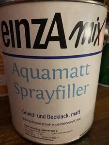 3 Liter Einza Mix Aquamatt Sprayfiller Ral 6005 Moosgrün Restposten - Bild 1 von 5