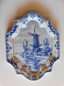 Delft Wandplatte, Wandteller, Origineel Delftblauw Handwerk - Bild 1 von 3