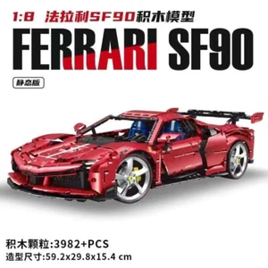 Guly Ferrari SF90 Supercar Building Blocks Set - Picture 1 of 6