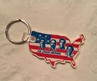The Statler Brothers Fob Keychain USA keyring Vintage Flag Red White Blue 1 pc