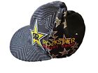 Rockstar Energy Drink Hat Cap Black Embroidered  7