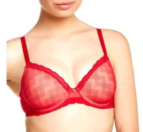 Natori 732065  Women's Underwire Bra Dark Red Combo Size 32DD - Image 1 of 1