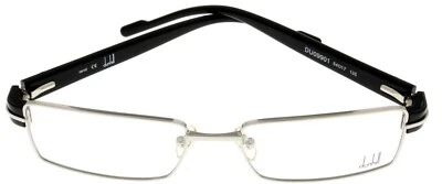 Dunhill Eyewear Frame Men Shiny Palladium Black Rectangular DU99 01 - Изображение 1 из 4