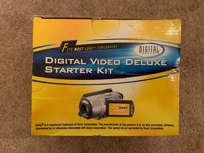 Digital Video Deluxe Starter Kit fits most Sony Camcorders Bag Battery Mini-trip - Image 1 of 4