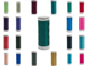 GUTERMANN SULKY 100% RAYON 40 WT EMBROIDERY SEWING THREAD NO'S 1500-1599 - Picture 1 of 43