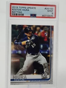 Keston Hiura PSA 9 2019 Topps Update, Batting, Milwaukee Brewers, Us150, Graded - Bild 1 von 7