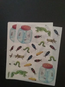 Creative Memories ~ Block Stickers ~ 4" x 5" ~  Bugs In A Jar ~ Lot of Two - Picture 1 of 1