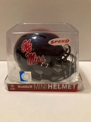 NEW Riddell Speed Mini Helmet Ole Miss Rebels Cover
