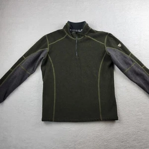 Kuhl Kashmira 1/4 Zip Pullover Green Boys Large (14-16) - Picture 1 of 10