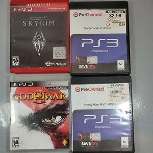 Skyrim The Elder Scrolls V 5 PS3 God of War 3 heavy rain borderlands 2 tested. - Picture 1 of 7