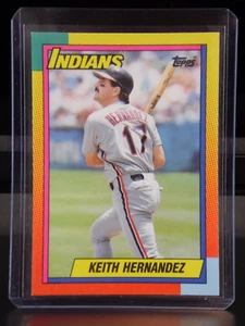 1990 TOPPS TRADED KEITH HERNANDEZ #39T MLB BASEBALL CARD CENTERED SLEEVED NM+ - Picture 1 of 2