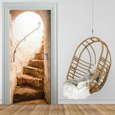 Türtapete selbstklebend TürPoster - ALTE KELLERTREPPE - Bild 1 von 4